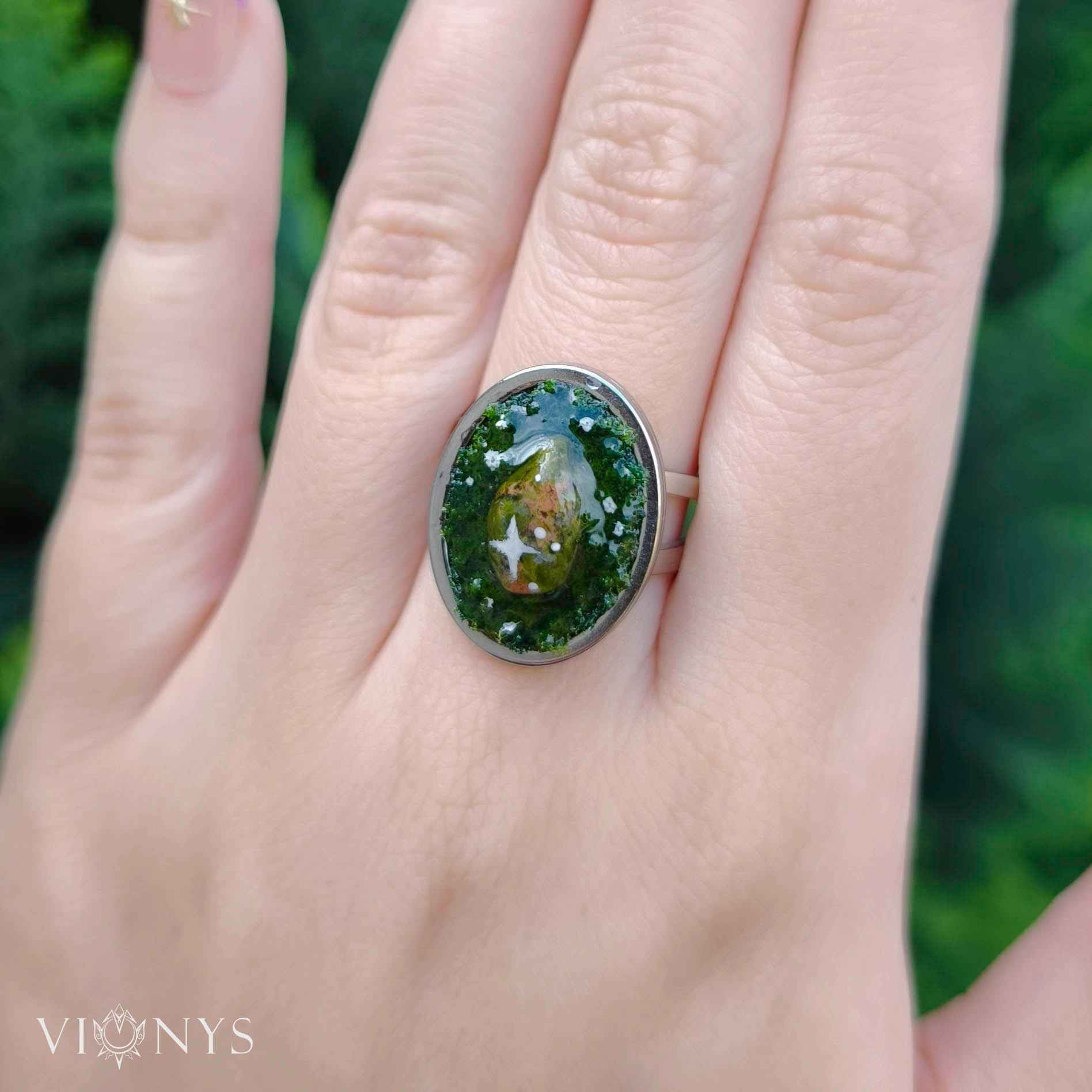 Prsteň 1 – KOLEKCIA Mossy Stones